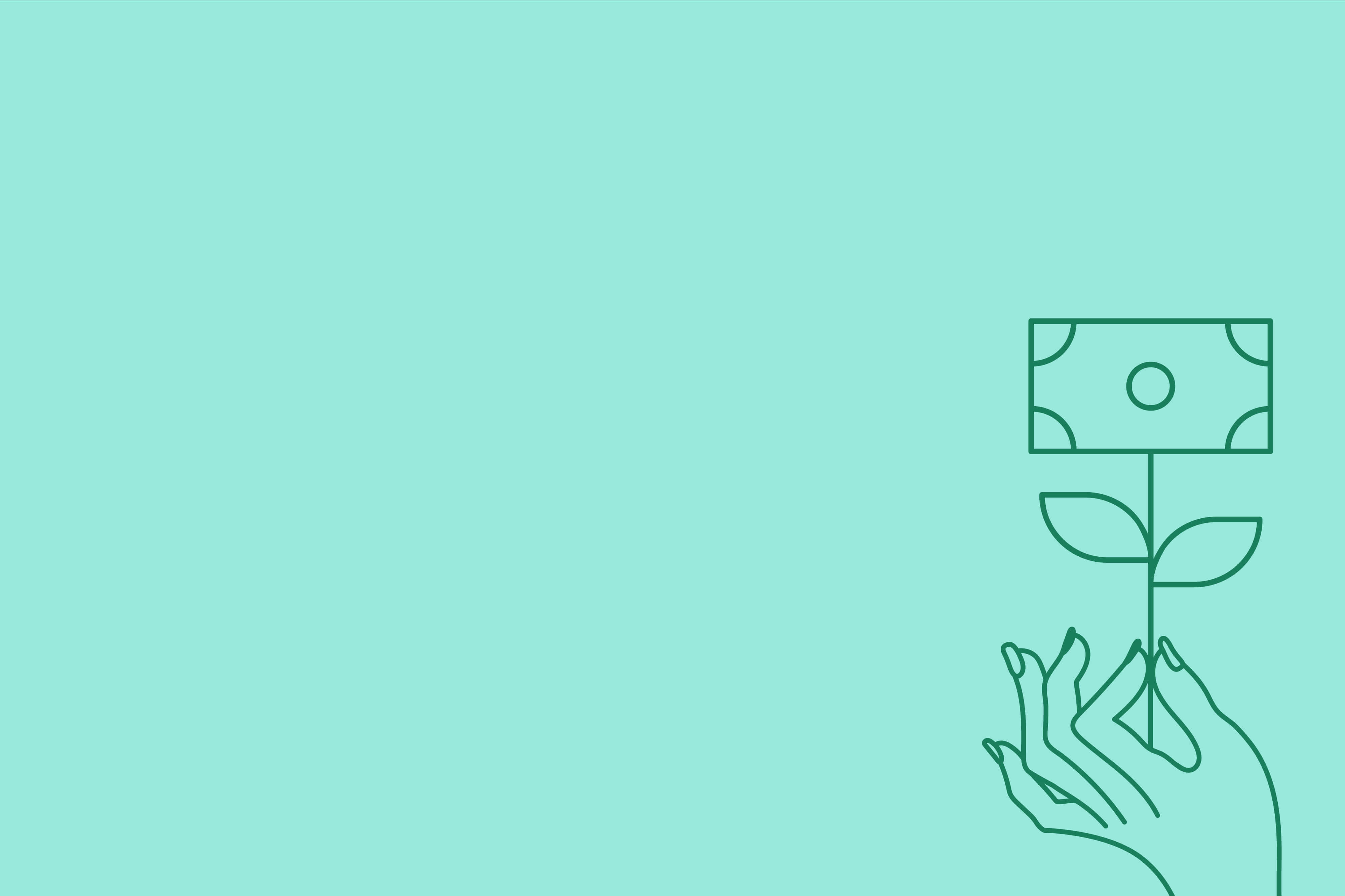 Investment, hand, plant, 4K Desktop Wallpaper