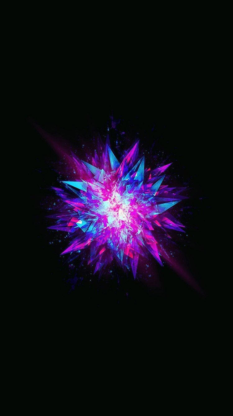 colorful diamond sphere, purple, blue, HD Phone Wallpaper