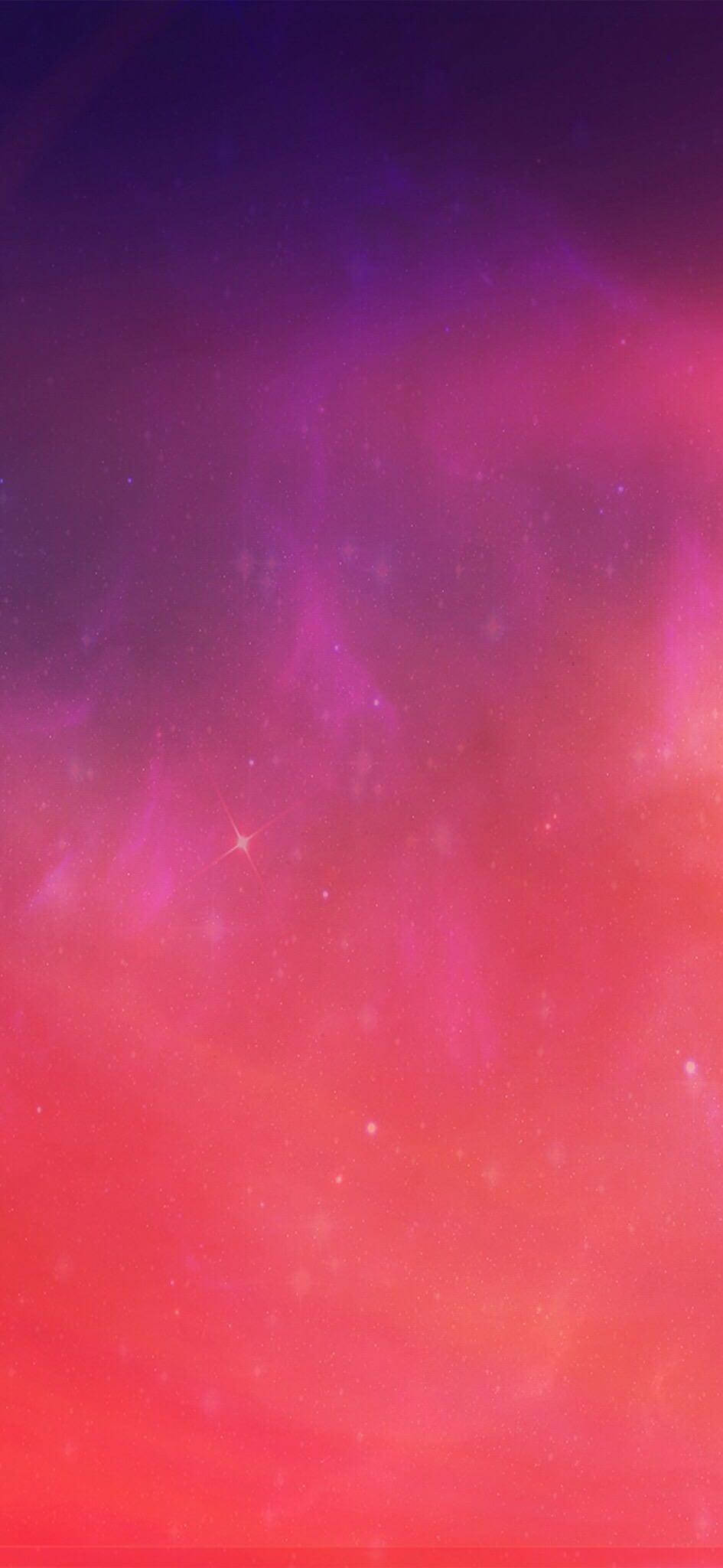 iOS 12, purple, orange, Full HD Phone Wallpaper