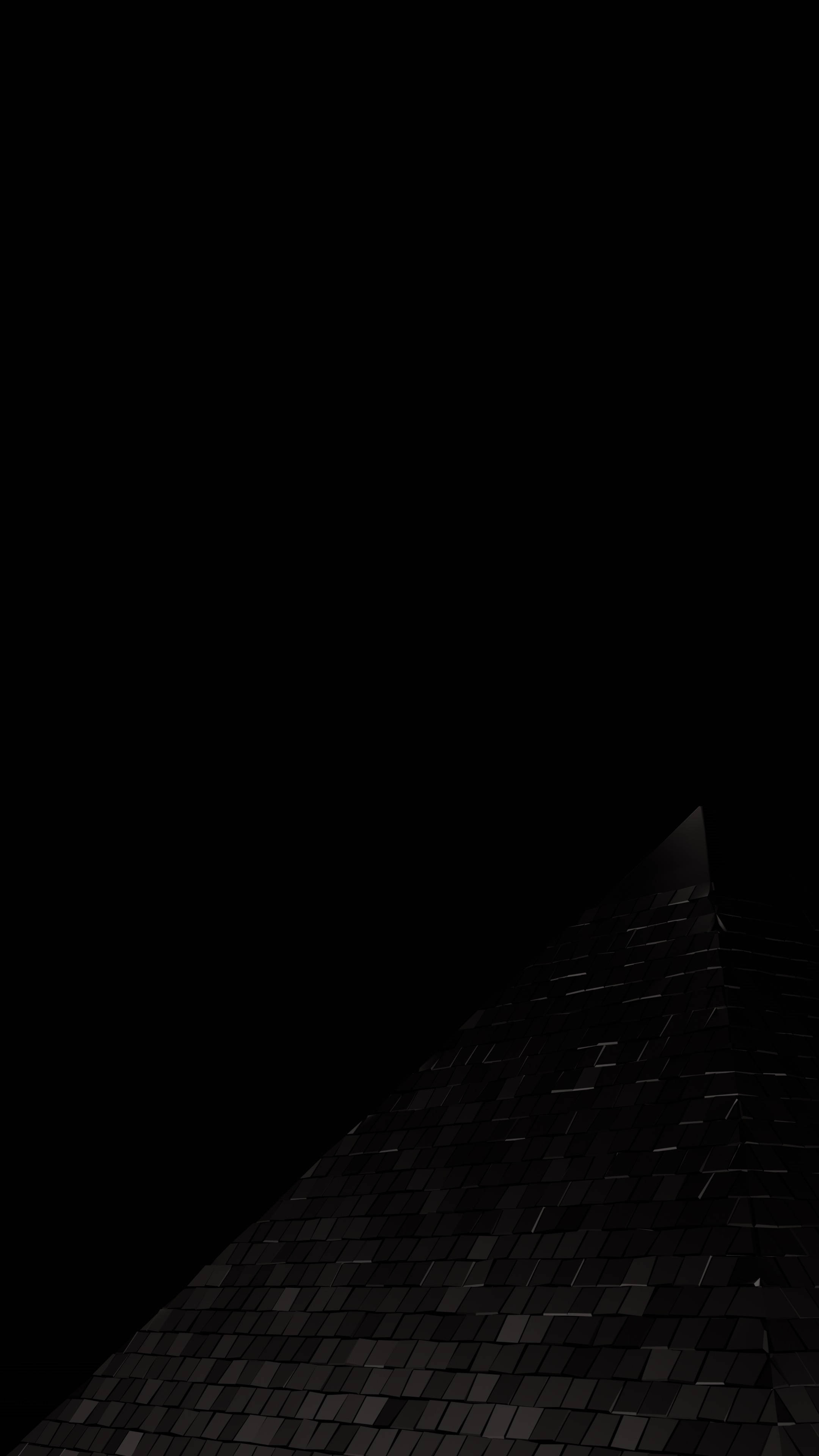 iPhone 13, black, pyramid, 4K Phone Wallpaper