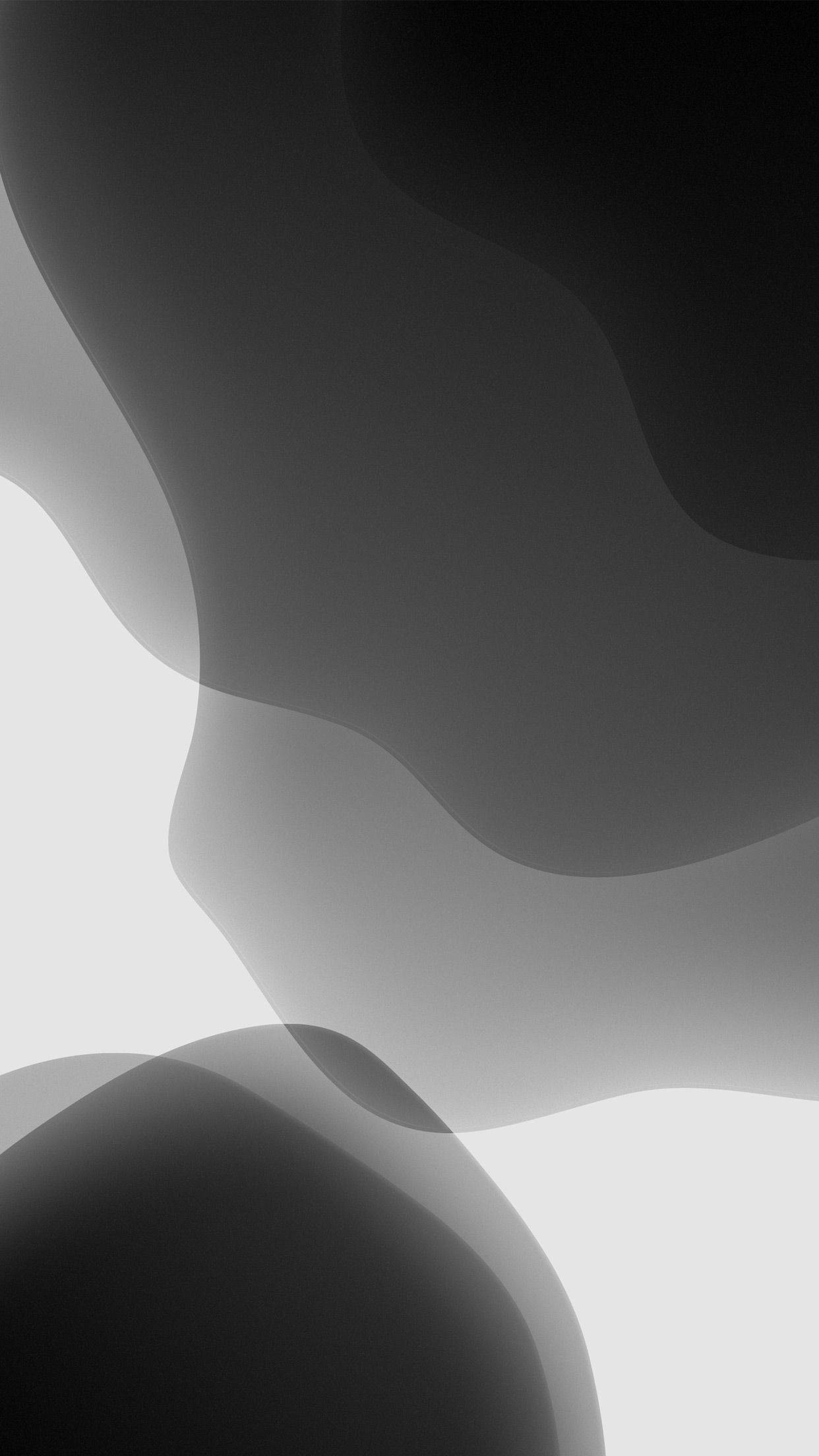 iOS 13, Dark Mode, black, Full HD Phone Wallpaper