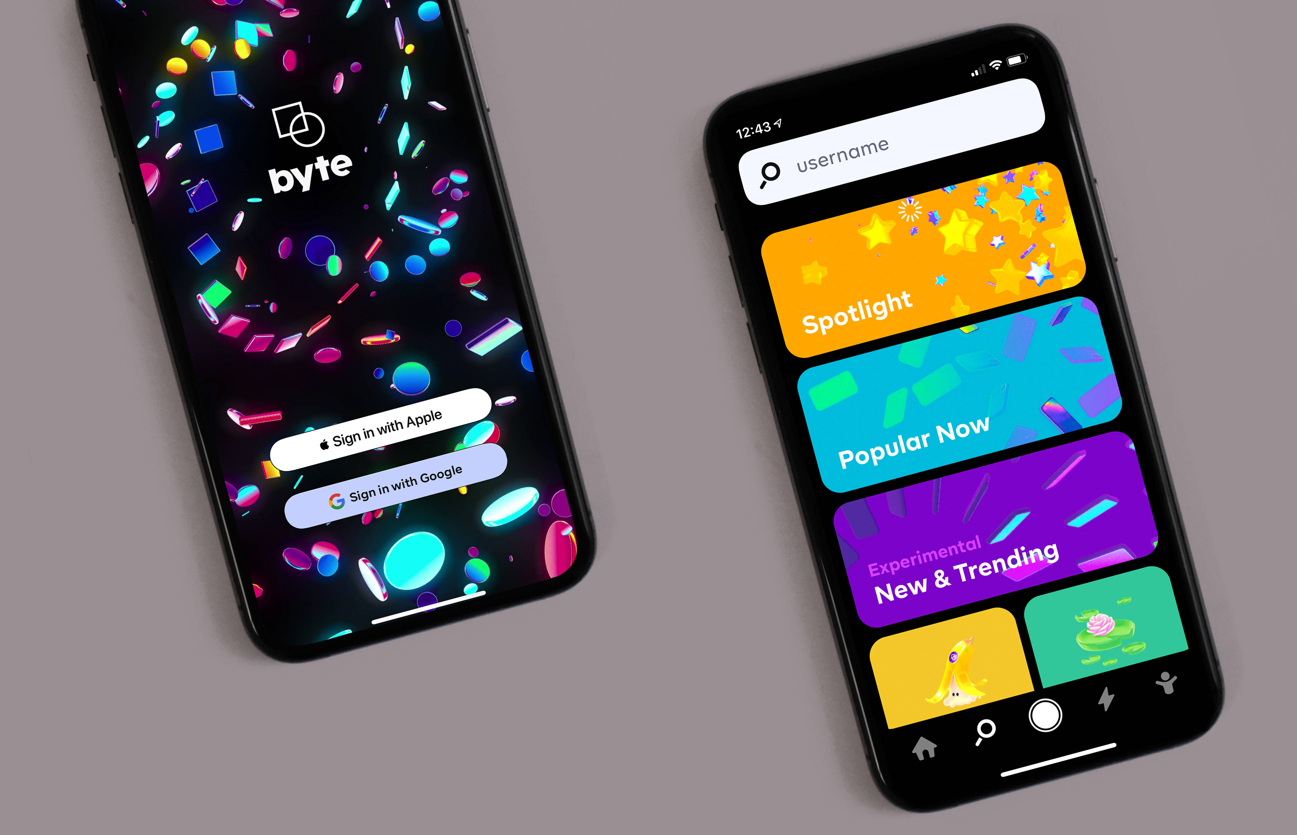 iOS 13, smartphones, vibrant app interface, 4K Desktop Wallpaper