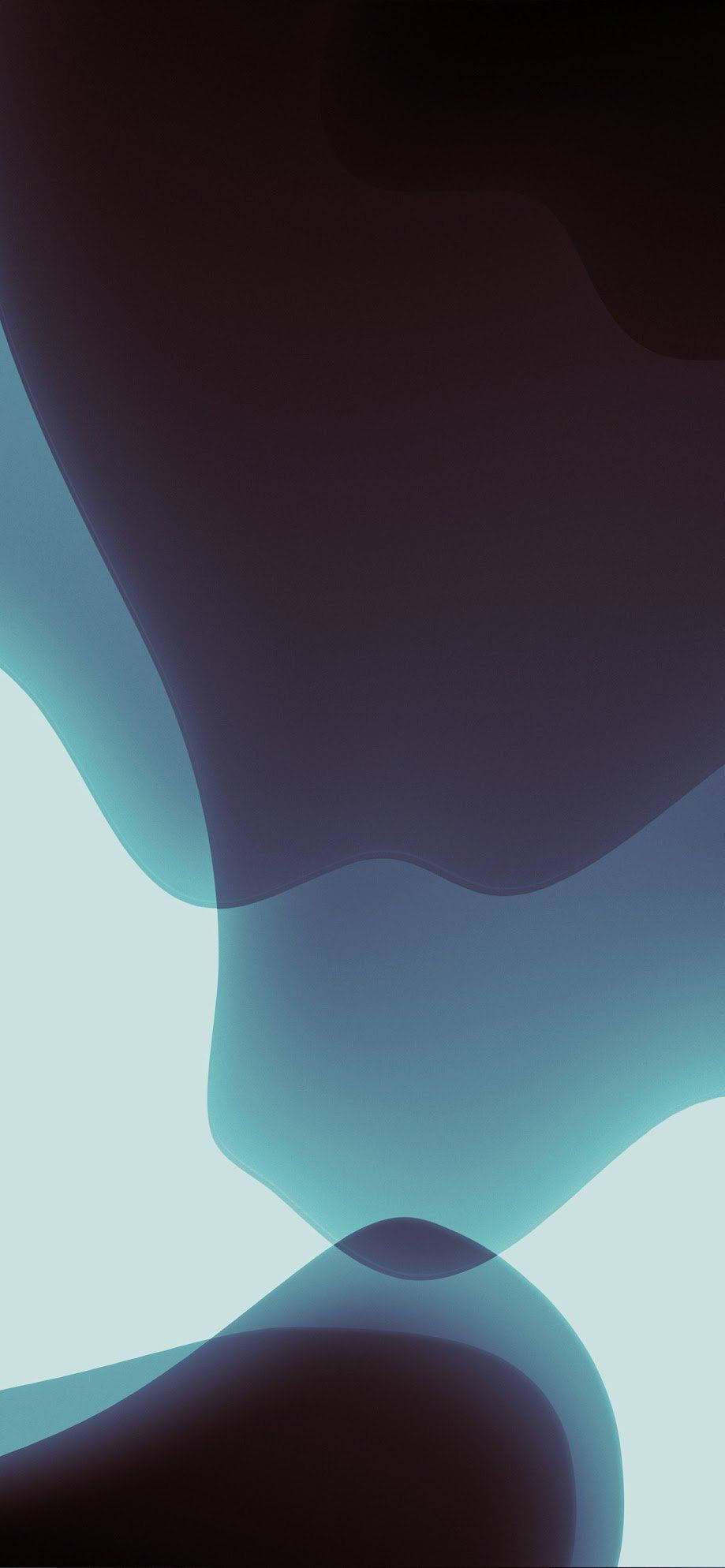 iOS 13, deep blue, teal, Full HD Phone Wallpaper
