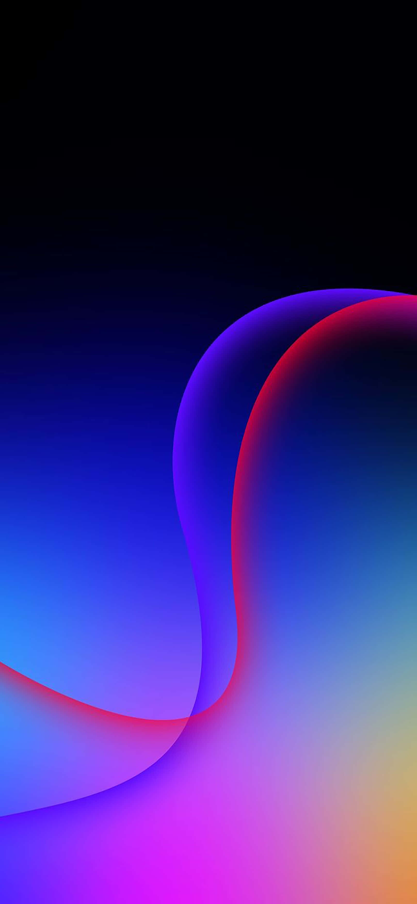 iOS 14, 4K, electric blue, 2K Phone Wallpaper
