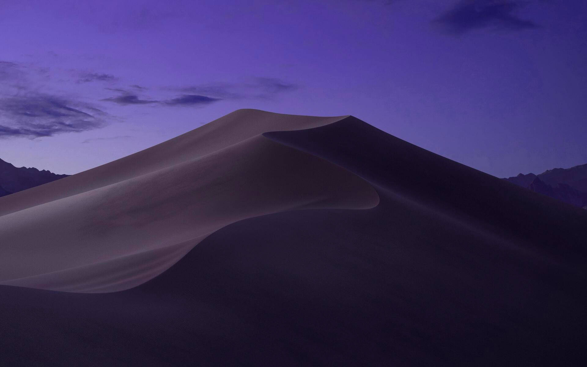 iOS 14, desert, night, Full HD Desktop Wallpaper