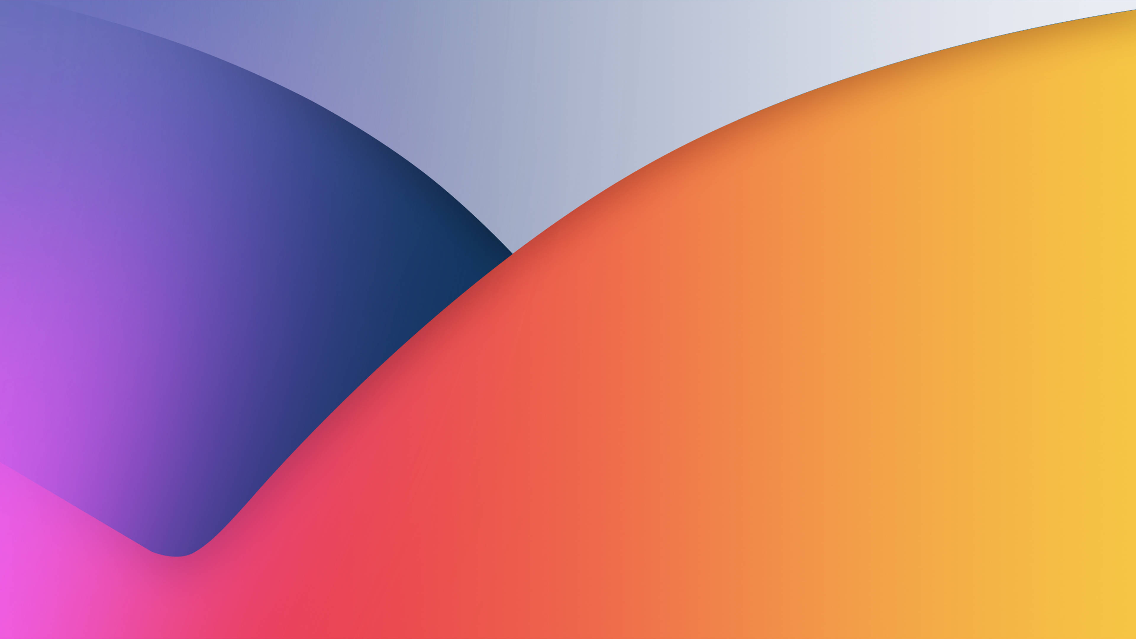 geometric abstract, iOS 14, purple blue, 4K Desktop Wallpaper