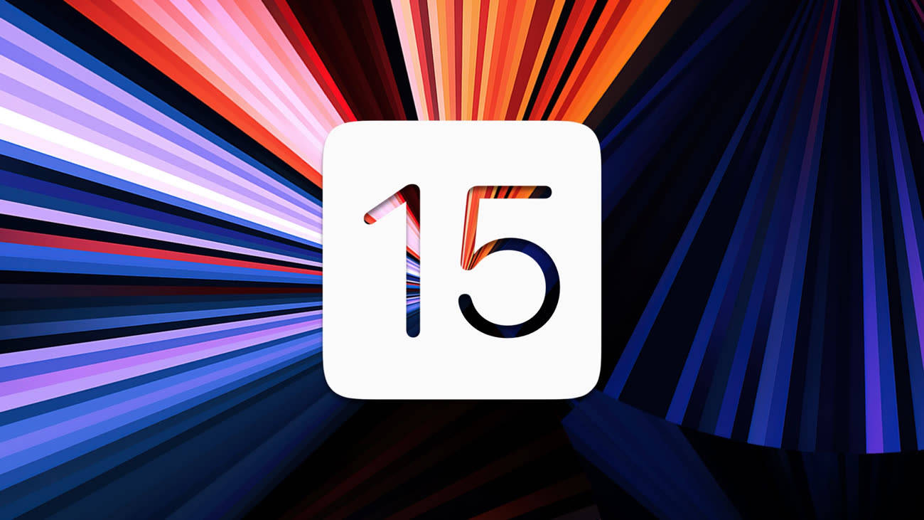 iOS 15, white square, number 15, HD Desktop Wallpaper