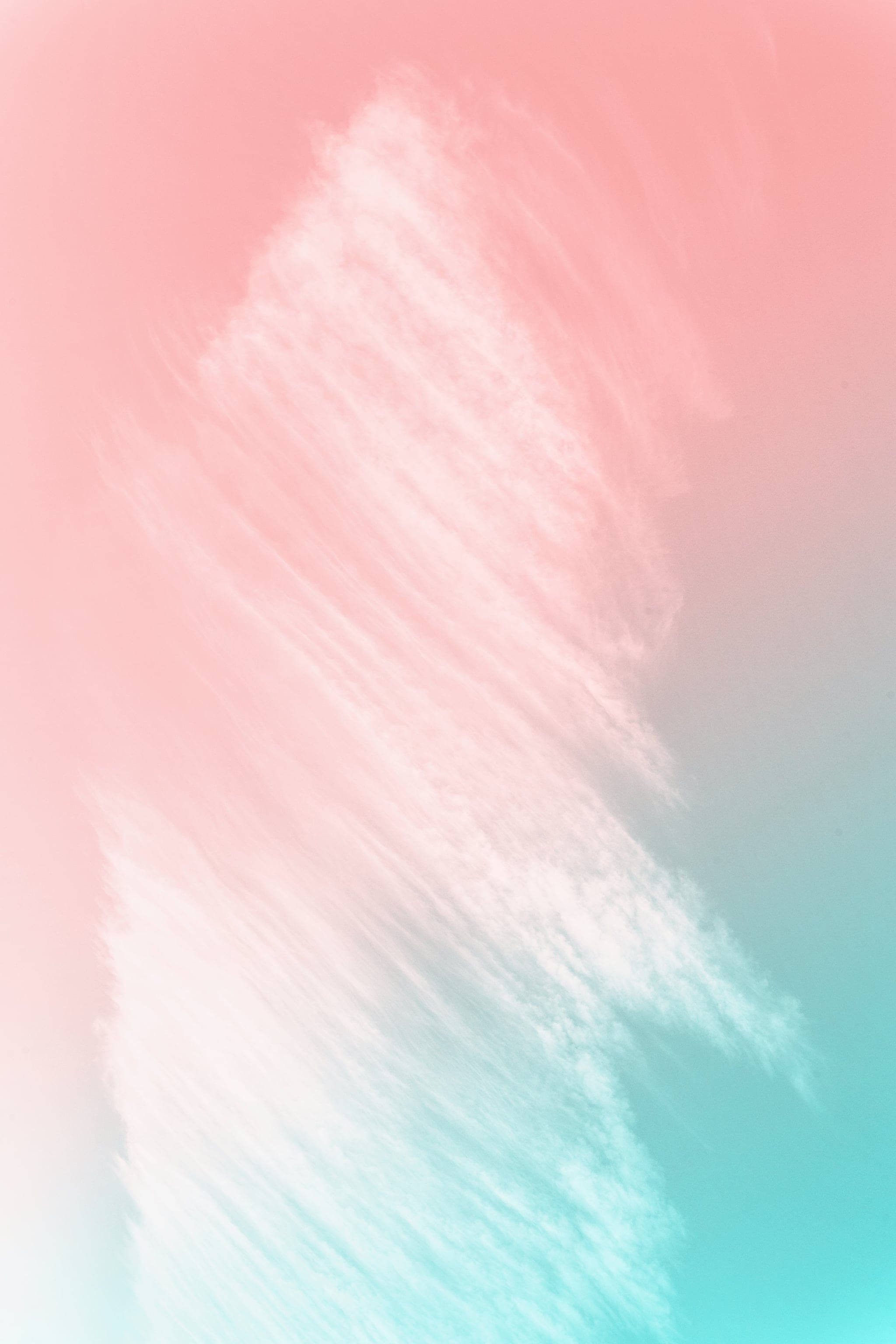 iOS 15, pastel gradient, pink, 2K Phone Wallpaper