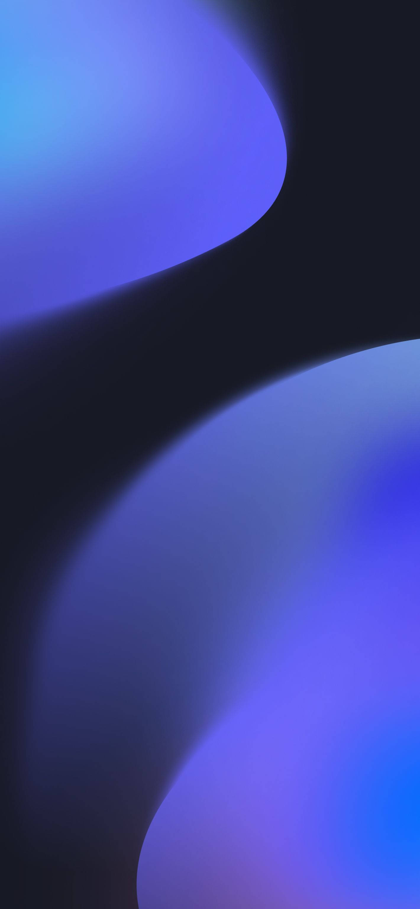 iOS 16, purple, black, 2K Phone Wallpaper