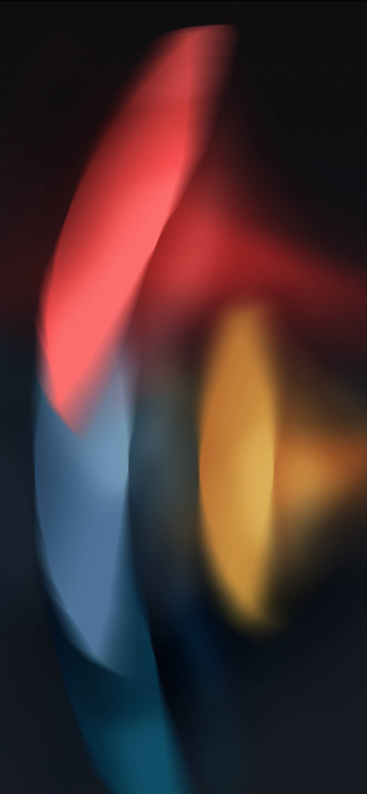 iOS 16, red, blue, Full HD Phone Wallpaper