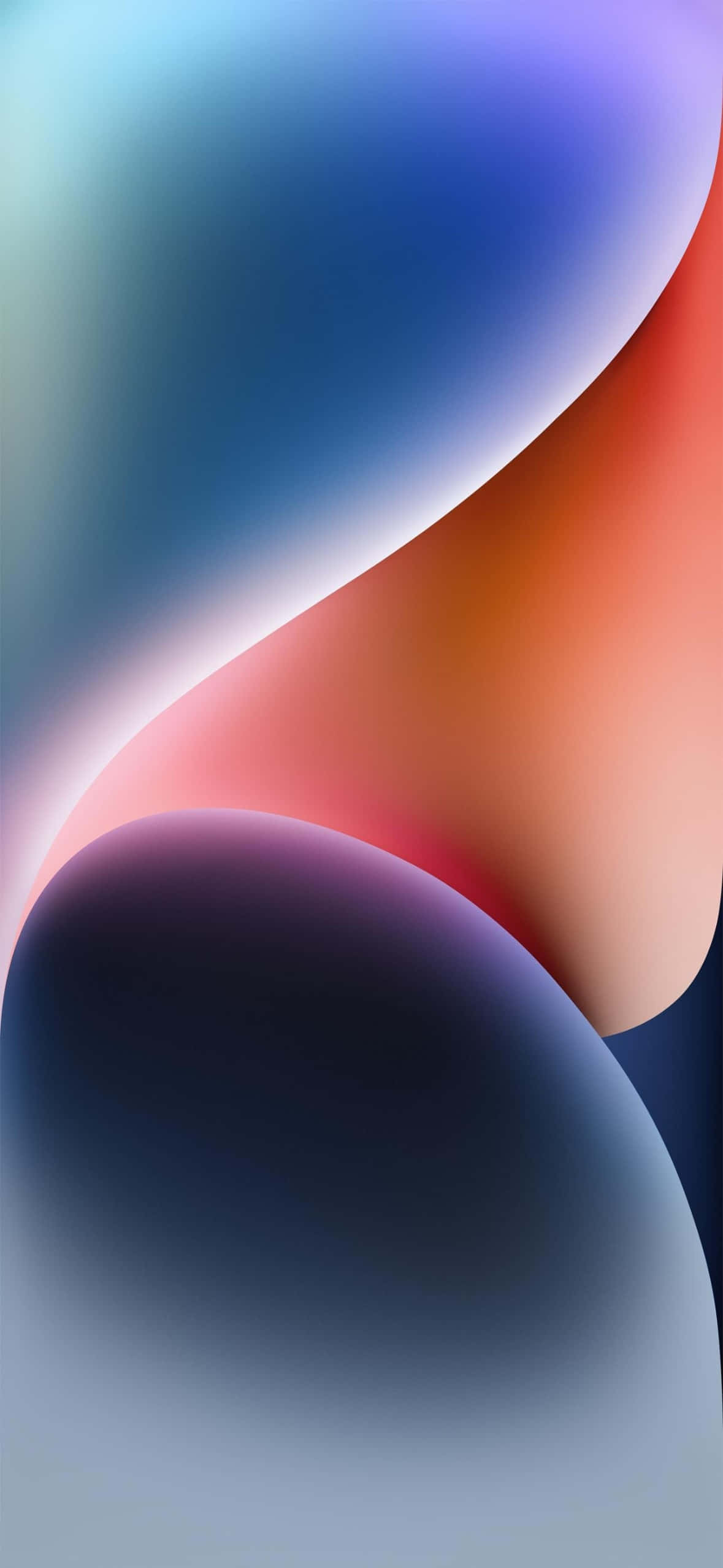 iOS 18, blue, purple, Full HD Phone Wallpaper