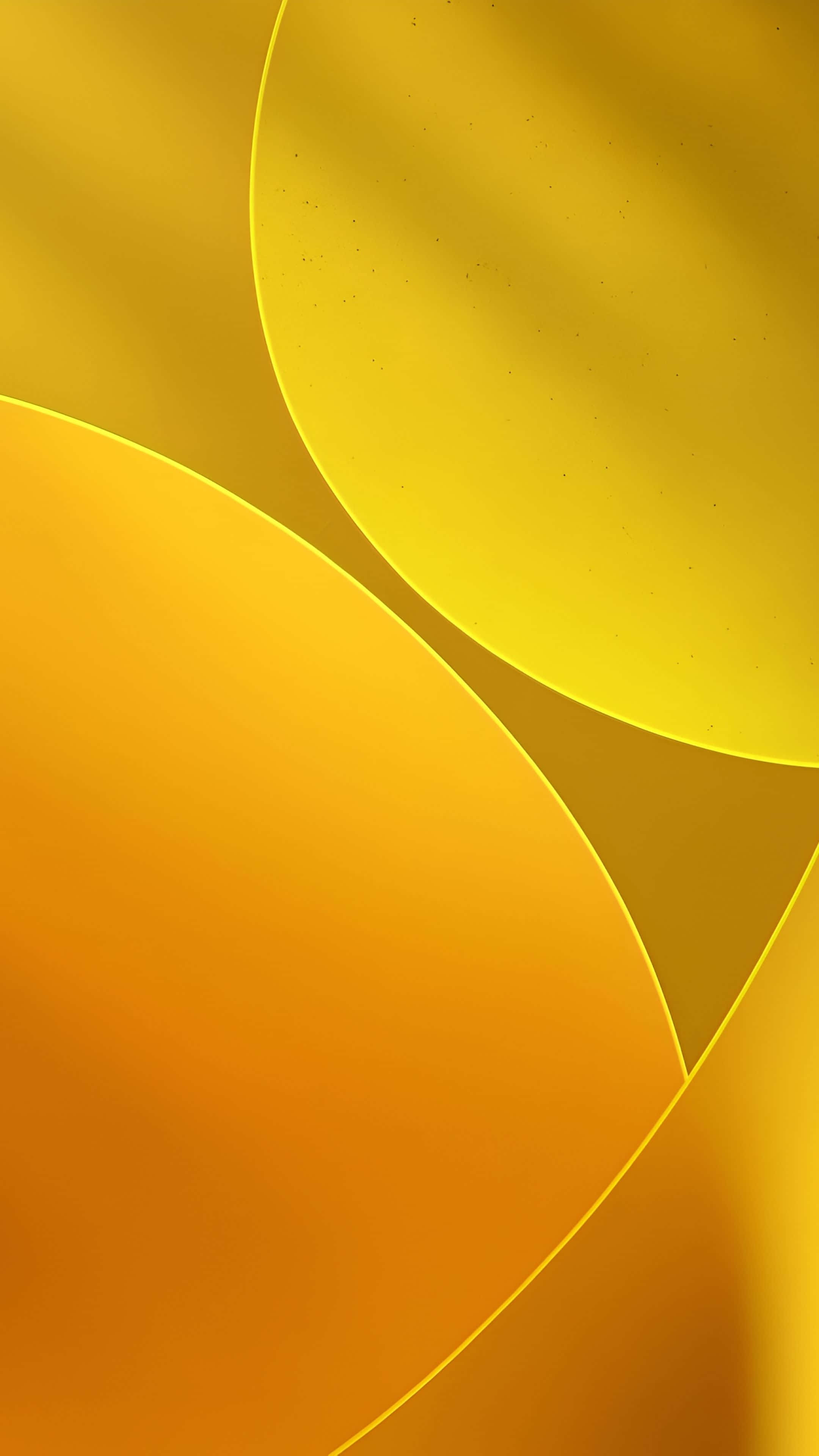 iOS 16, yellow, abstract, 4K Phone Wallpaper