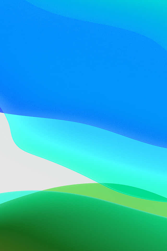 iOS 4, blue teal, green, SD Phone Wallpaper