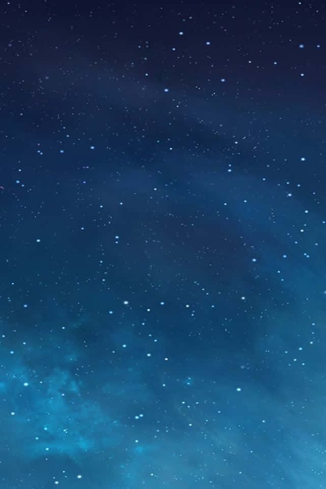iOS 4, night sky, twinkling stars, SD Phone Wallpaper