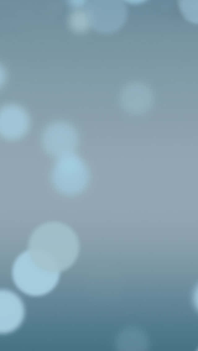 iOS 4, soft blue gradient, bokeh effect, SD Phone Wallpaper