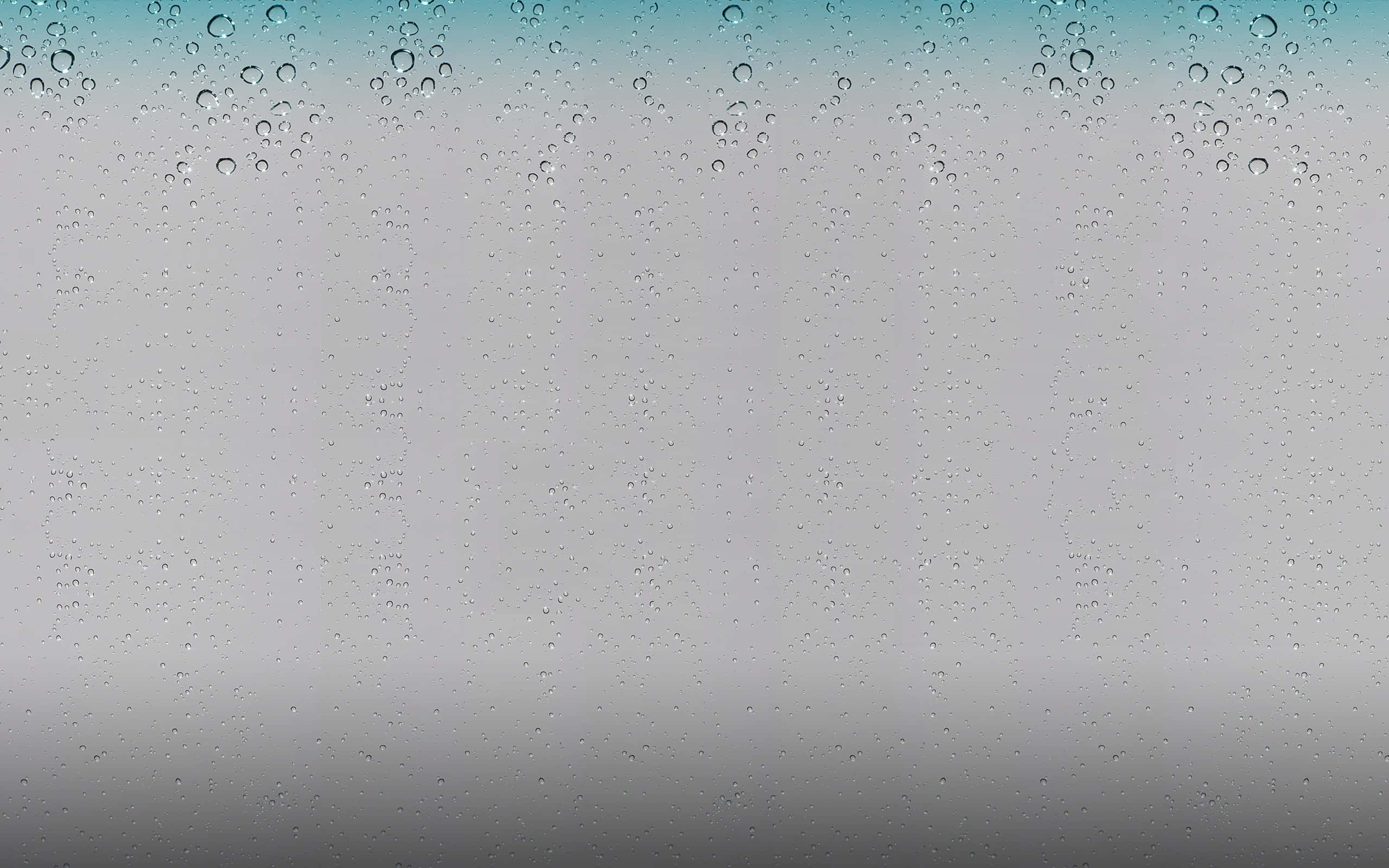 iOS 4, teal, gray, 2K Desktop Wallpaper