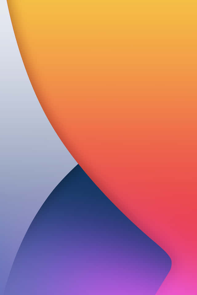 iOS 4, orange, pink, SD Phone Wallpaper
