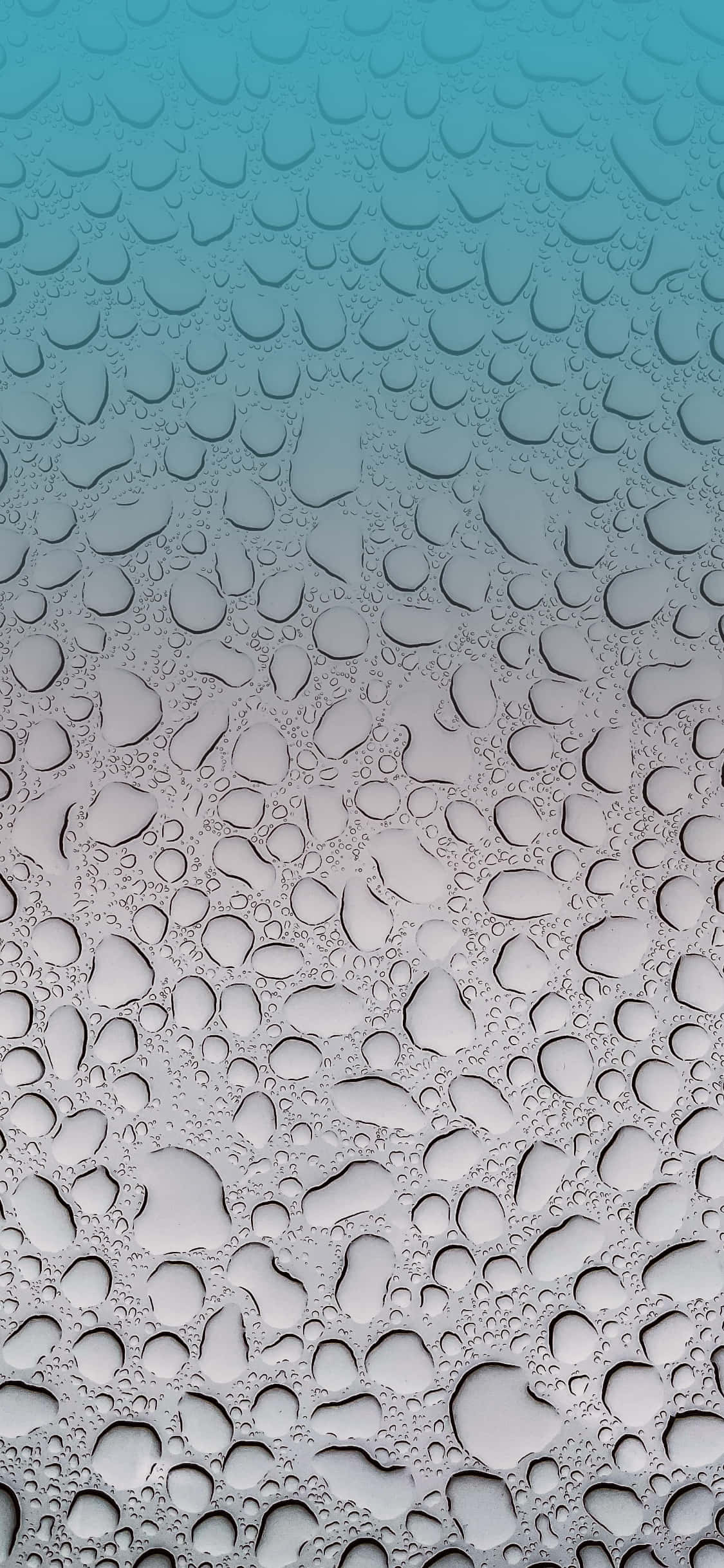 iOS 4, water droplets, glass surface, Full HD Phone Wallpaper