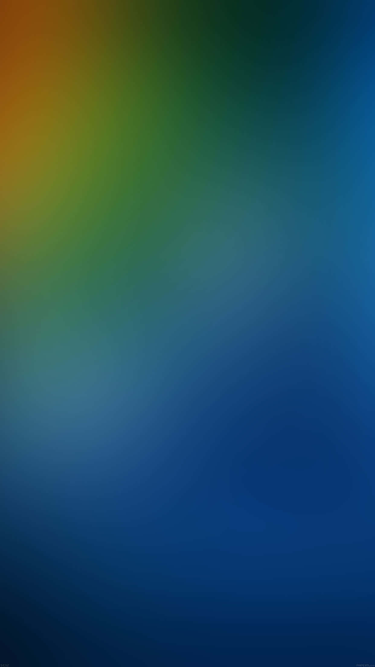 iOS 4, warm orange, cool blue green, Full HD Phone Wallpaper