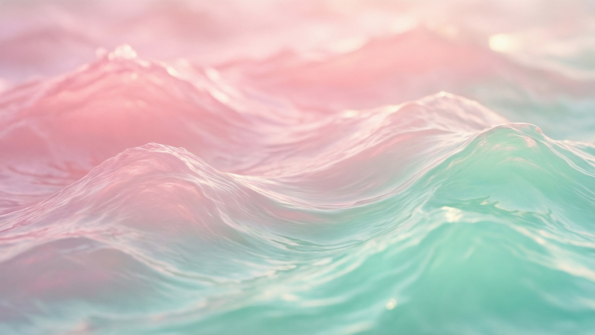 iOS 5, wave pattern, pink, Full HD Desktop Wallpaper