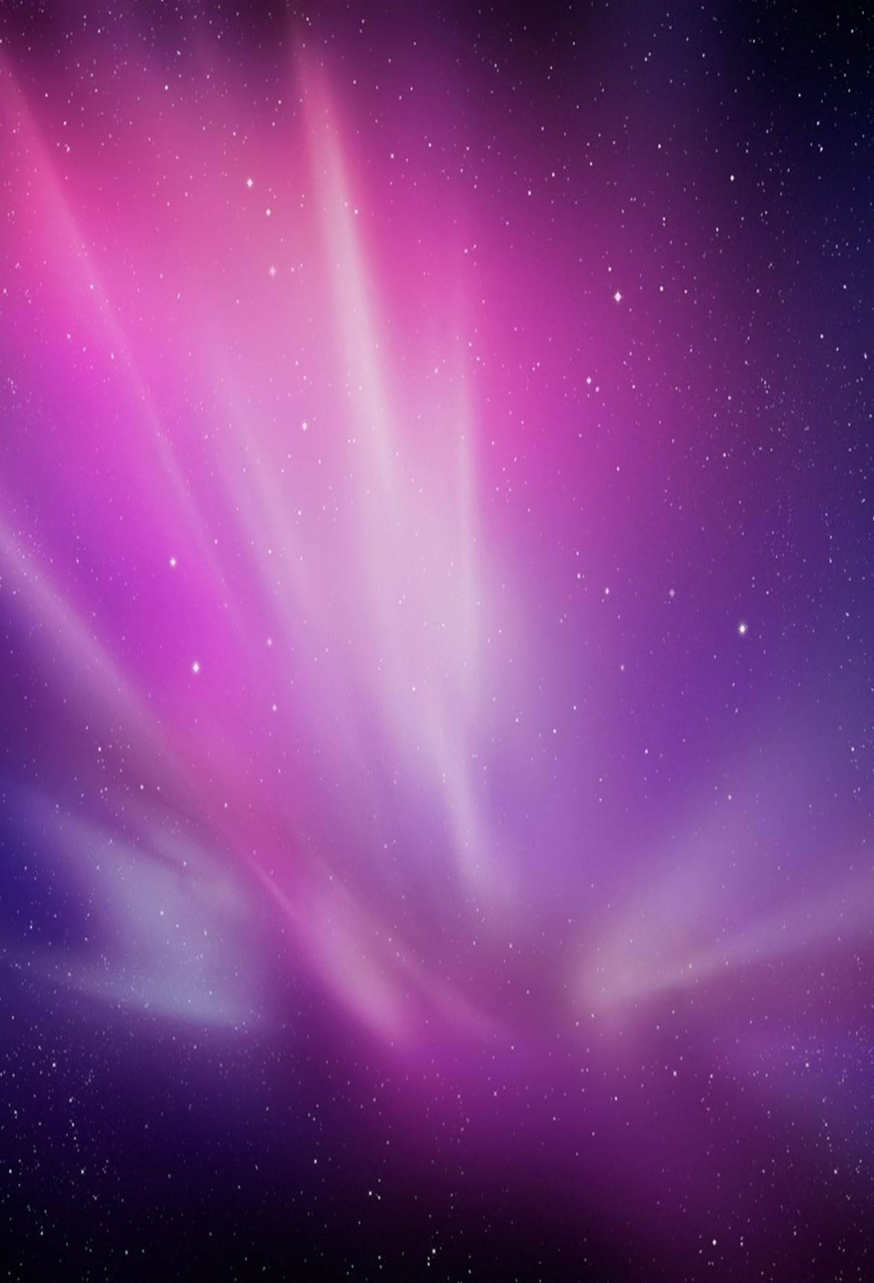 iOS 8, purple lights, pink and purple auroras, HD Phone Wallpaper