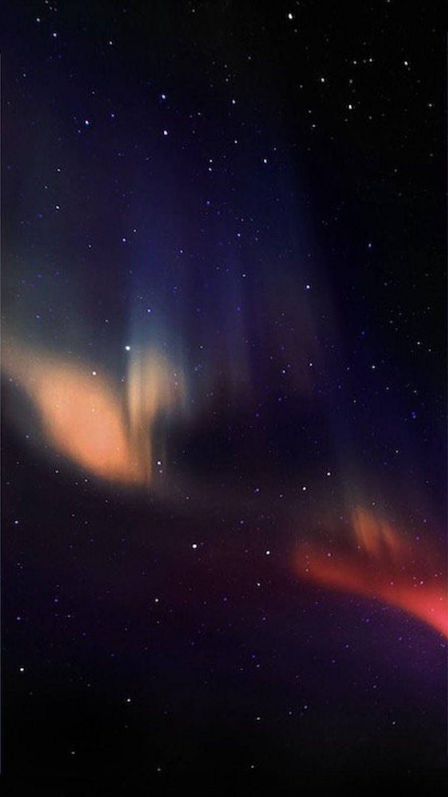 iOS 8, blue, red, HD Phone Wallpaper