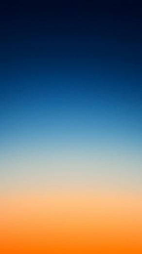 iOS 8, orange, blue, SD Phone Wallpaper