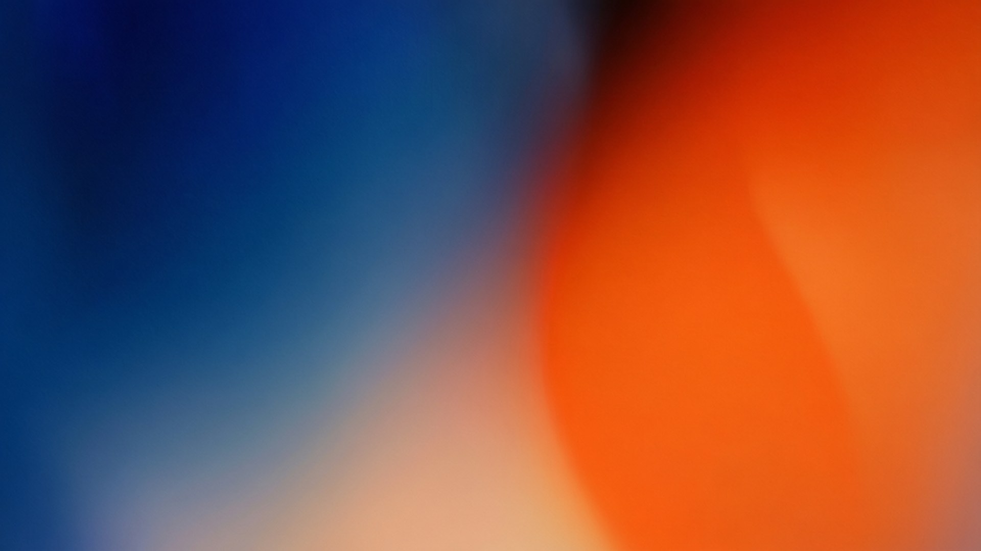 iOS 9, blue orange gradient, deep blue, Full HD Desktop Wallpaper