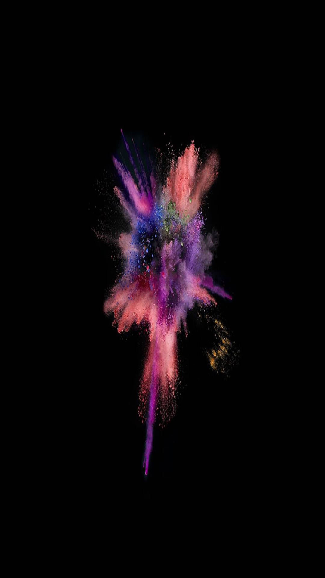 pink sand explosion, pink, purple, Full HD Phone Wallpaper