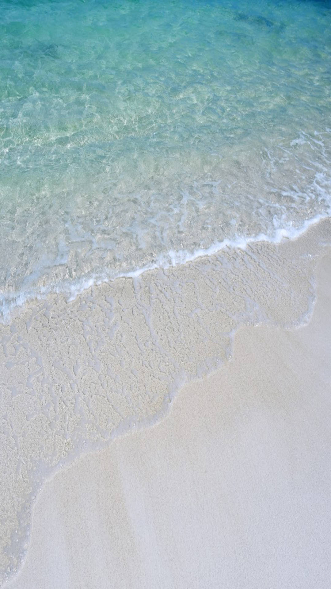 beach shore, turquoise waves, white sand, Full HD Phone Wallpaper