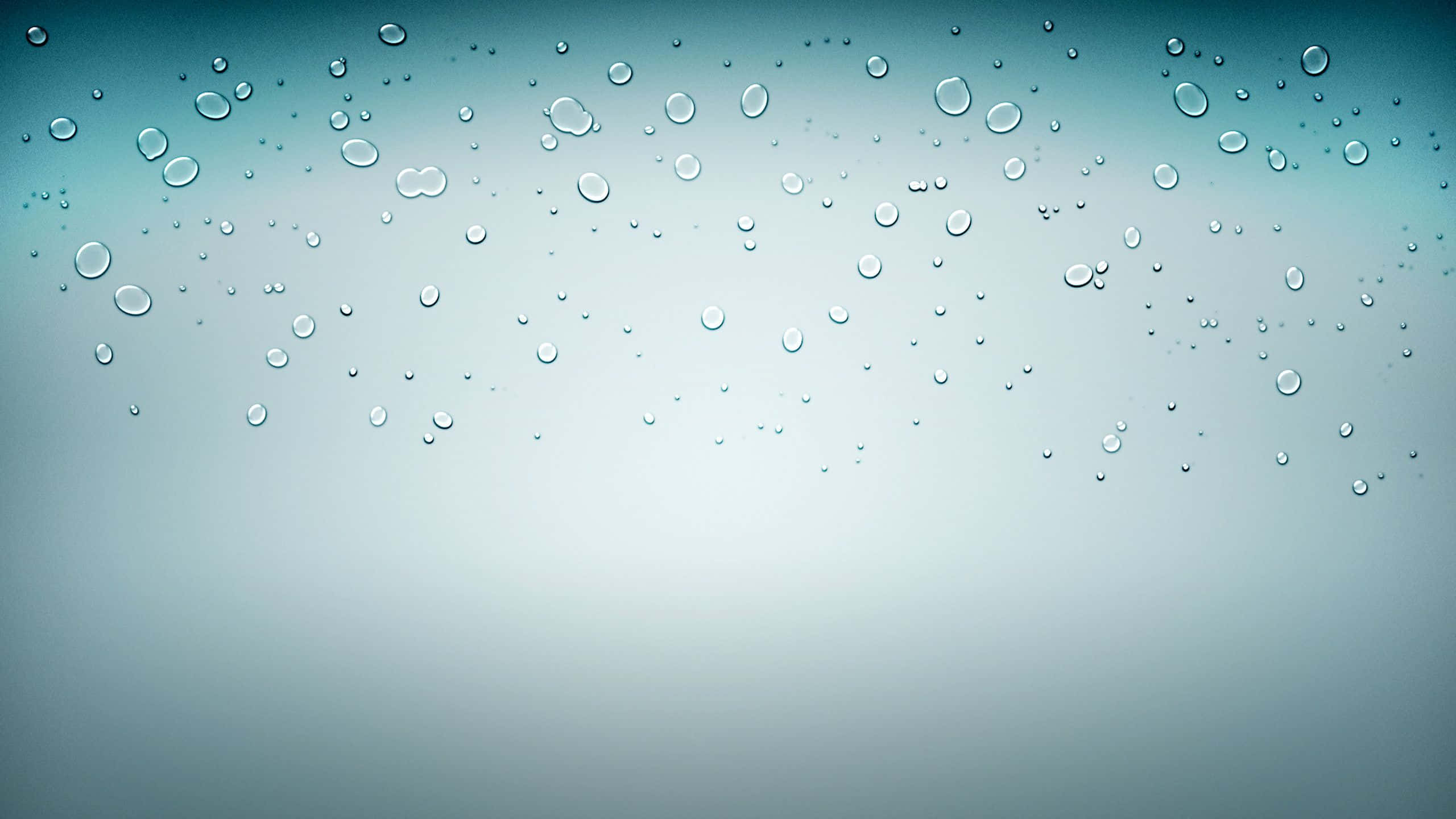 iOS Desktop, teal, gray, 2K Desktop Wallpaper