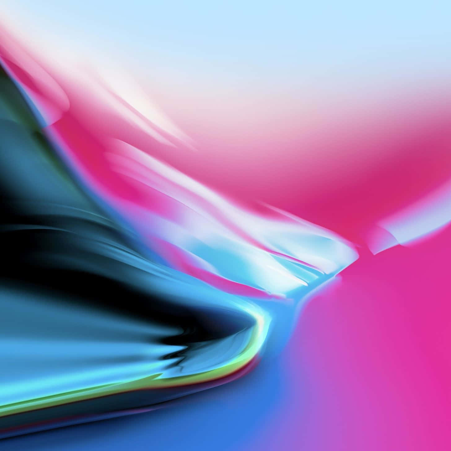 iOS 1, blue, pink, HD Desktop Wallpaper