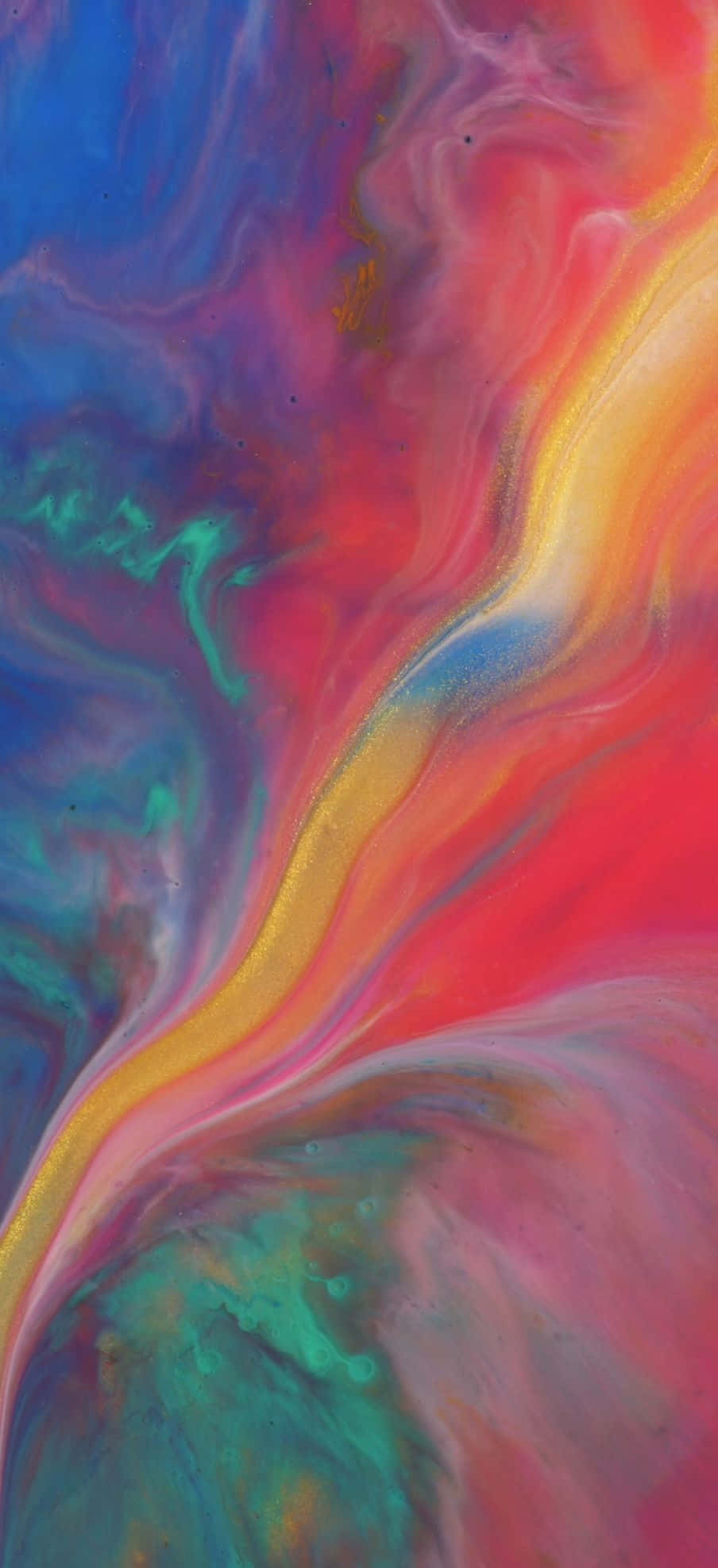 iOS 1, blue, red, Full HD Phone Wallpaper