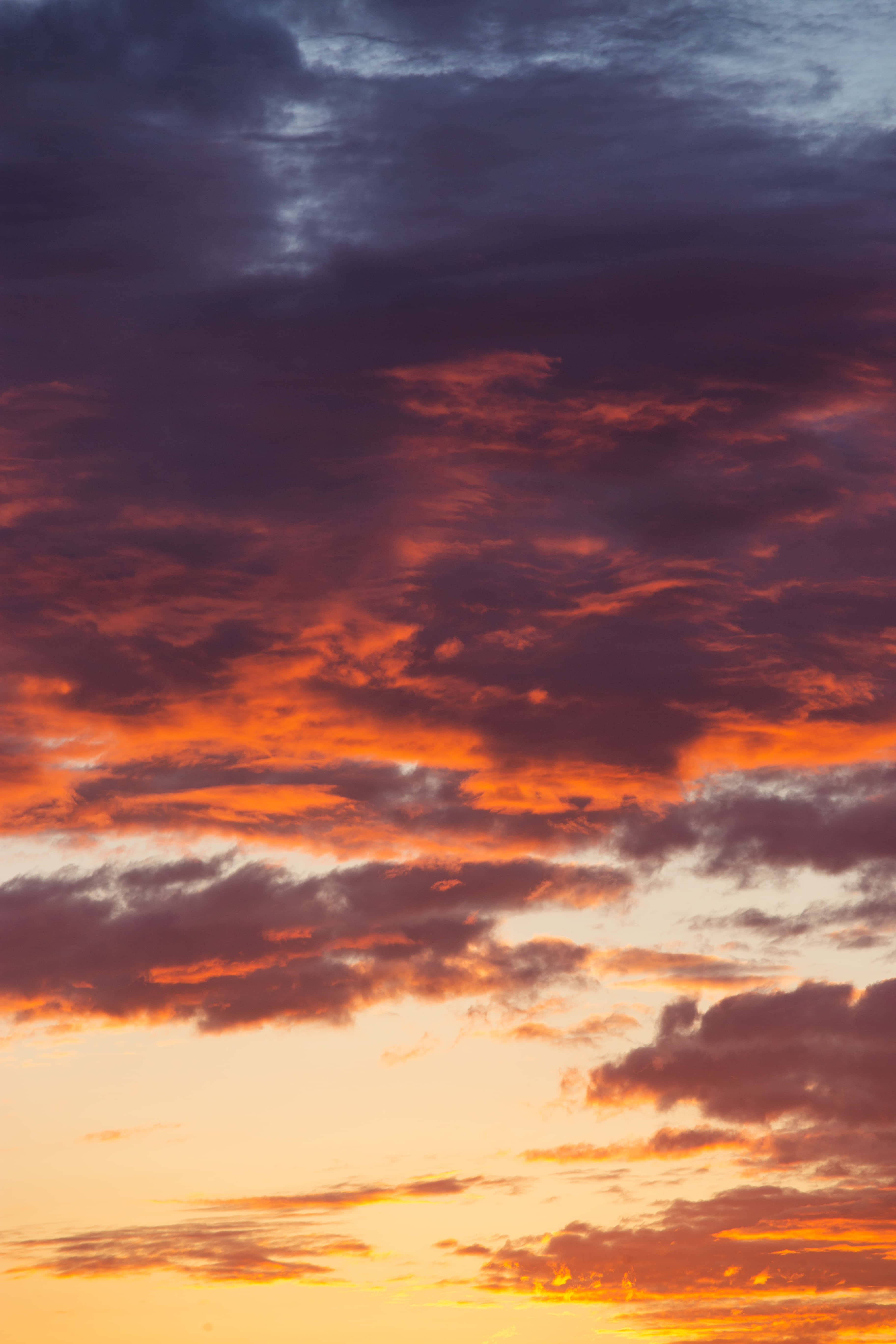 iPad 2, sunset, fiery orange, 5K Phone Wallpaper