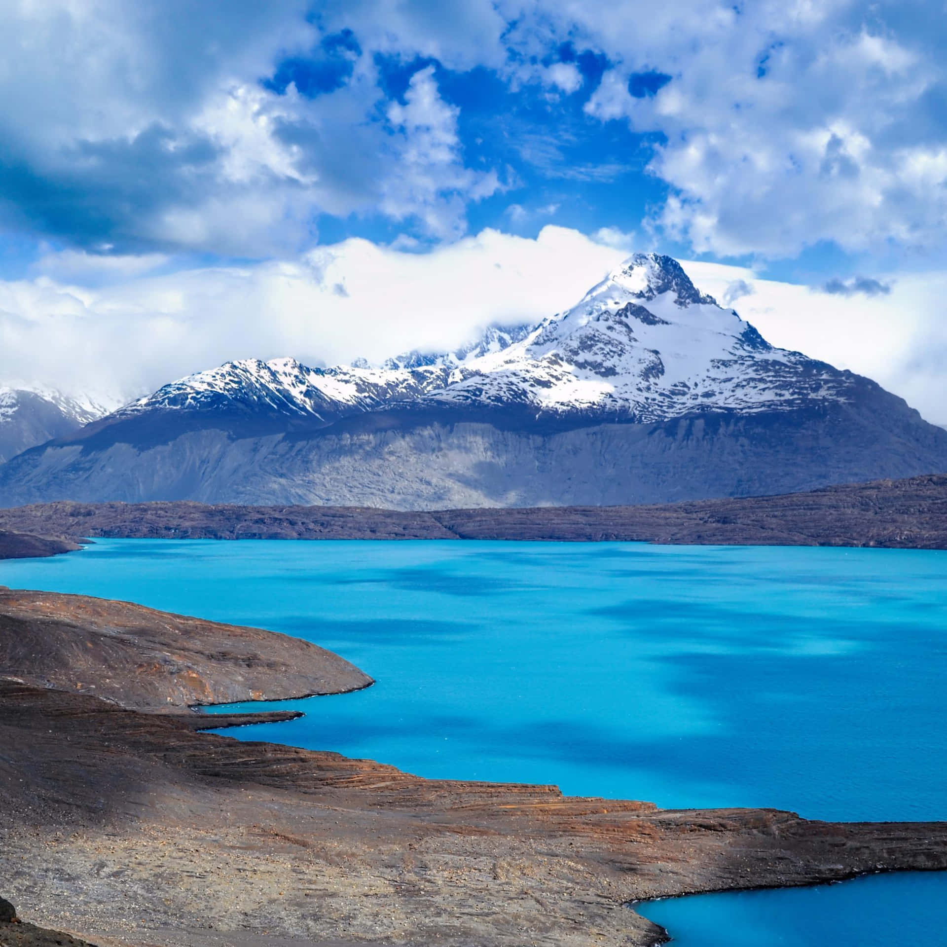 iPad 2, alpine lake, turquoise waters, Full HD Desktop Wallpaper