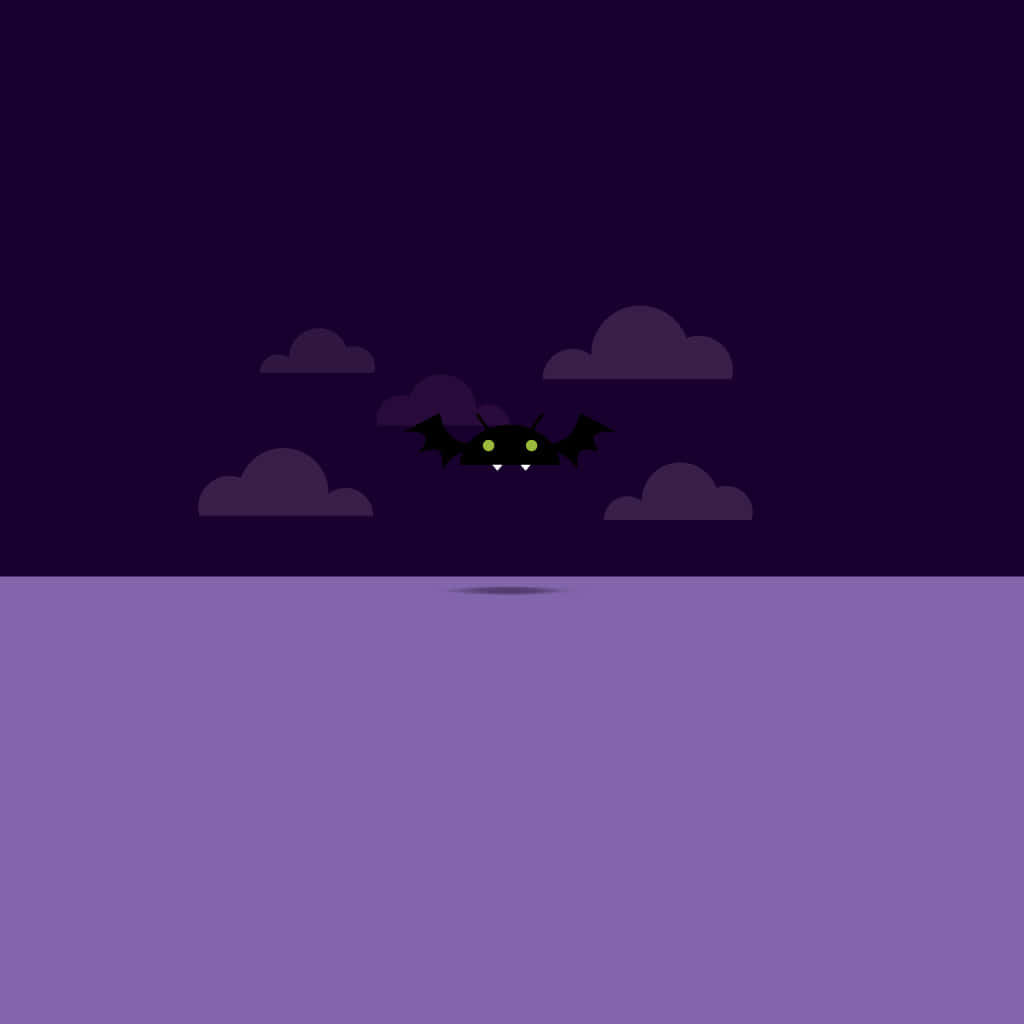 iPad 2, dark purple sky, lavender ground, SD Desktop Wallpaper