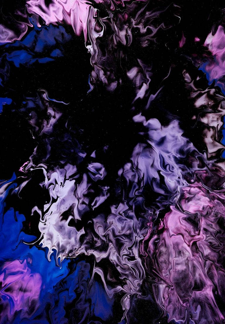 iPad 2021, dark violet, electric blue, SD Phone Wallpaper