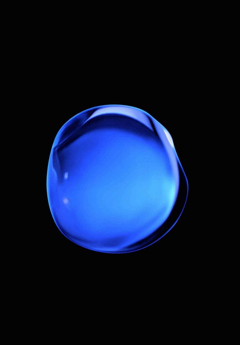 iPad 2021, blue water drop, luminous blue droplet, SD Phone Wallpaper