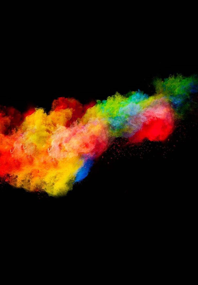 iPad 2021, colorful smoke bomb, rainbow powder, SD Phone Wallpaper