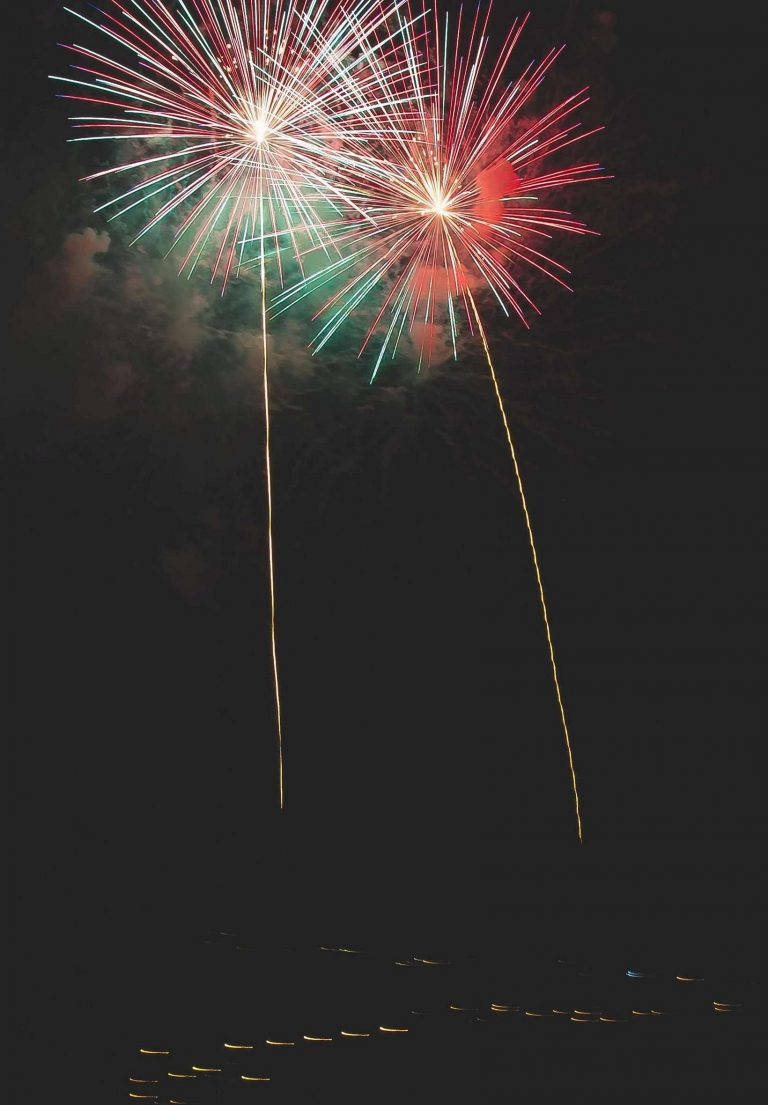 iPad 2021, fireworks, red, SD Phone Wallpaper