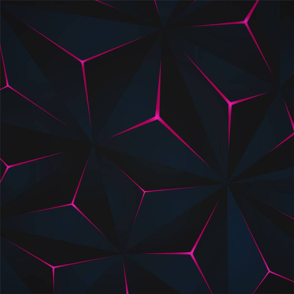 iPad Air 4, black, pink pyramids, SD Desktop Wallpaper
