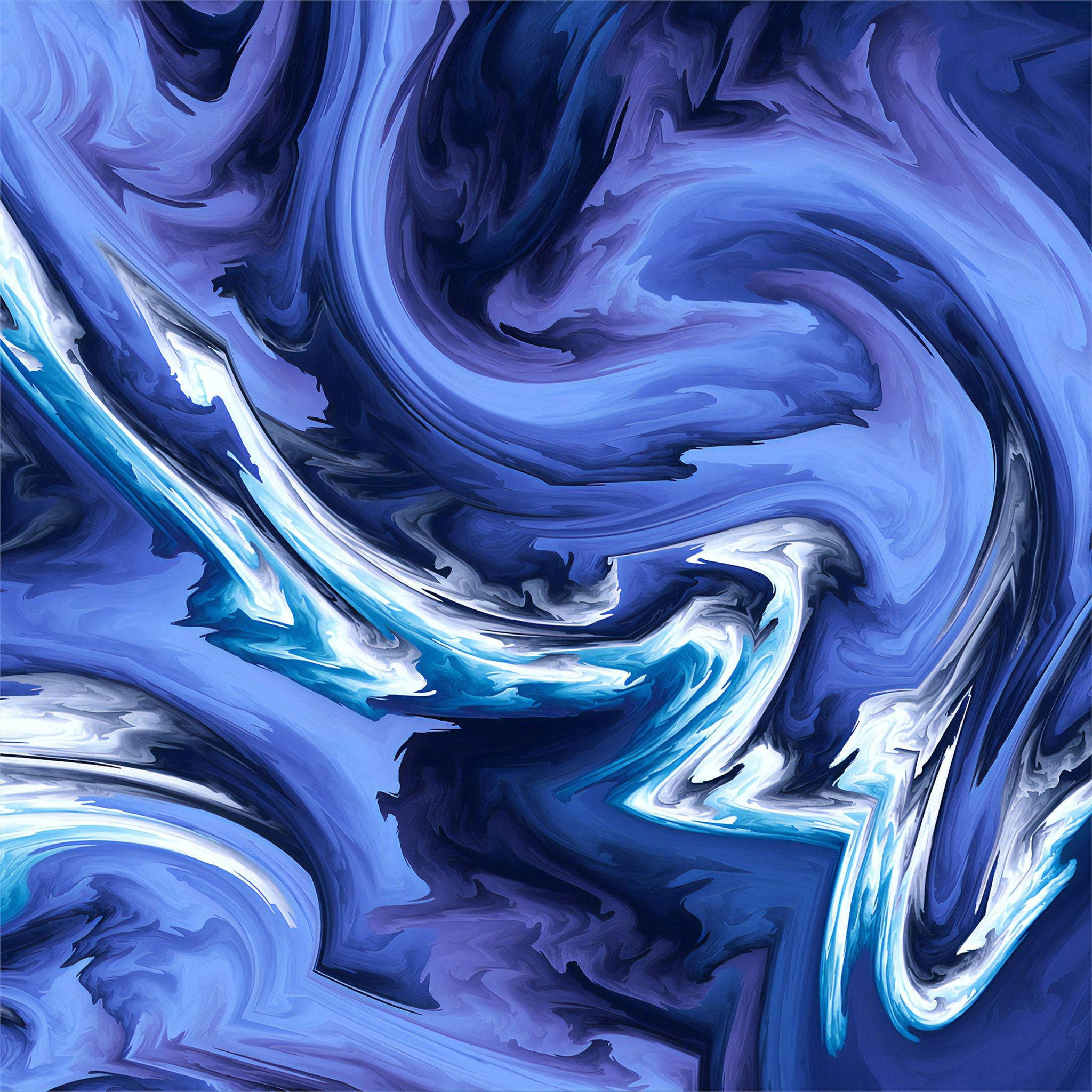 iPad Air 4, dark blue agate art, deep blue, Full HD Desktop Wallpaper