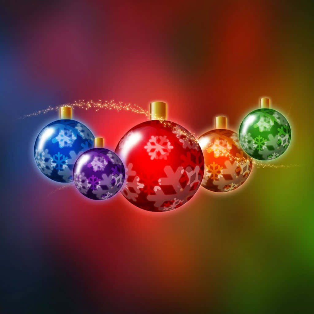 iPad, Christmas, glossy, SD Desktop Wallpaper