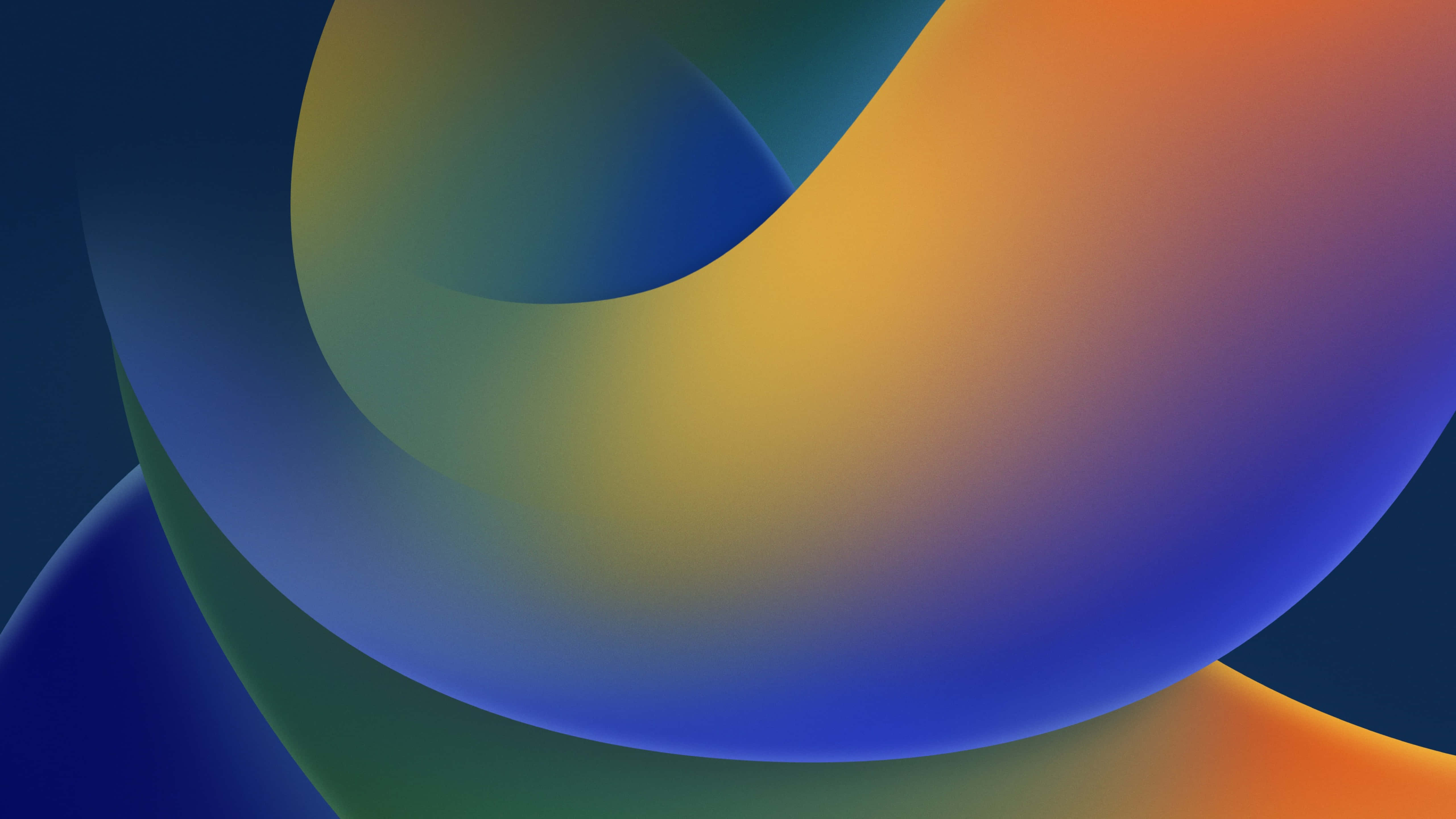 iPad Default, 5120 x 2880, blue green yellow orange, 5K Desktop Wallpaper