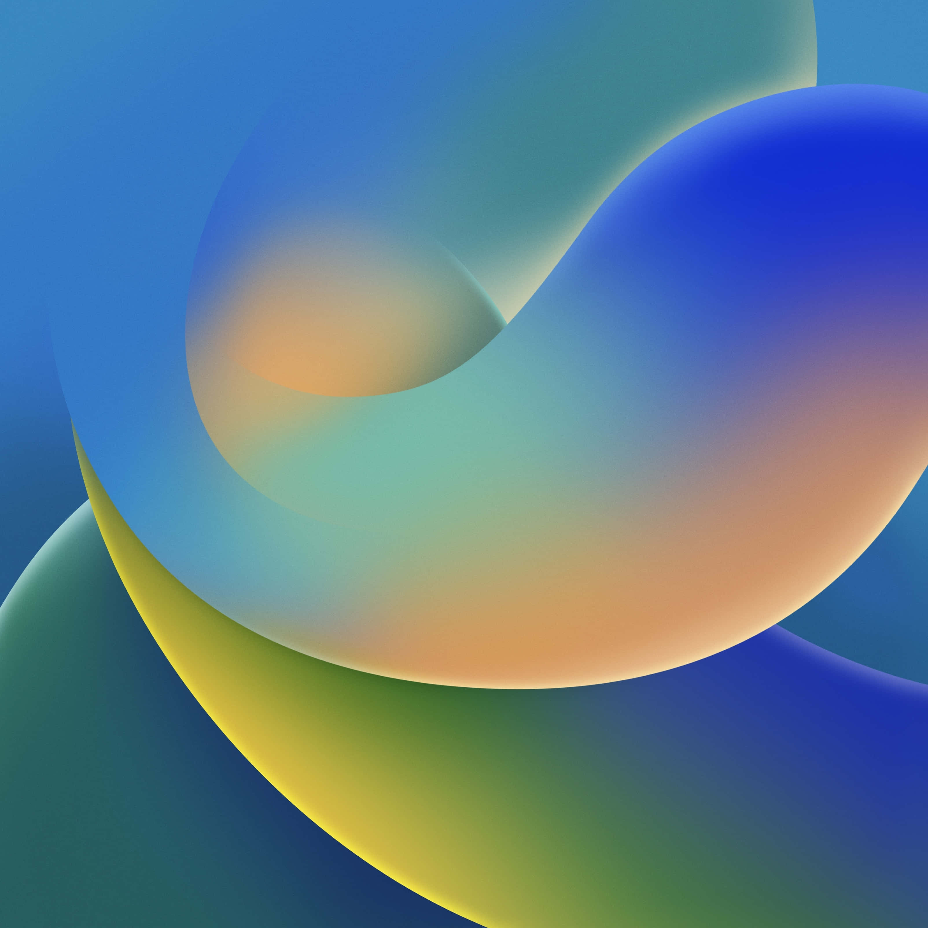 iPad, blue, white, 2K Desktop Wallpaper