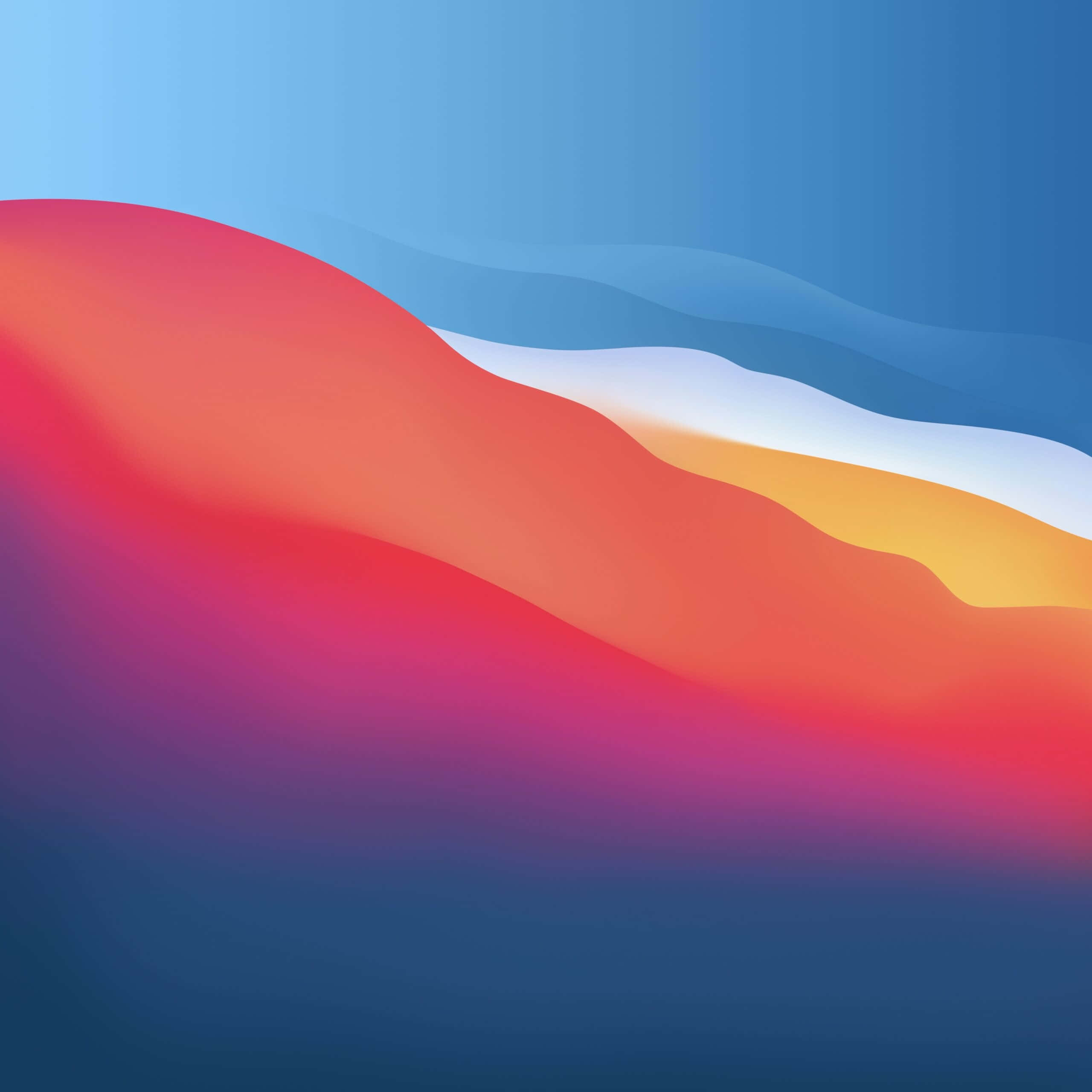iPad Mini 6, red, orange, 2K Desktop Wallpaper