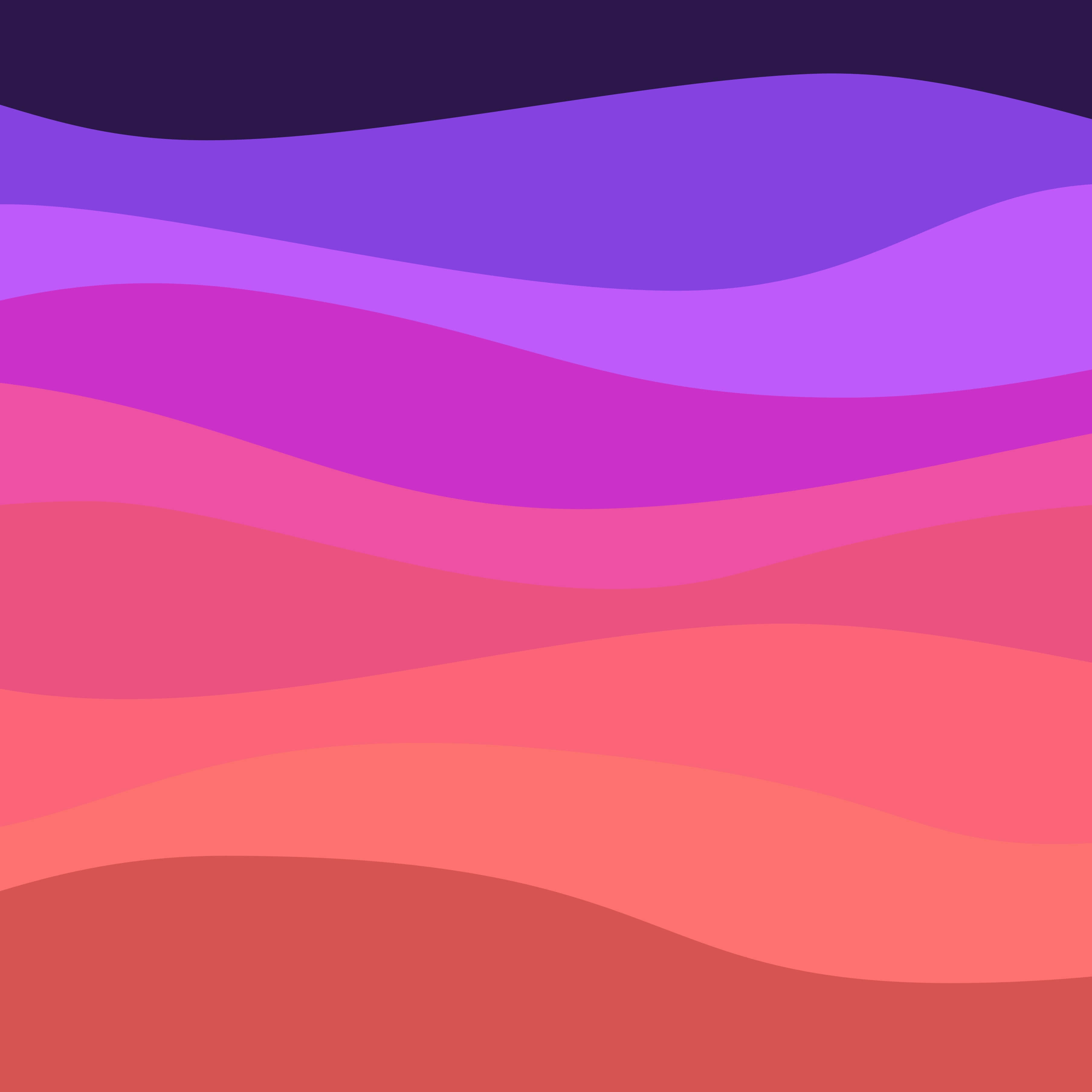 iPad Mini 6, deep purple, warm coral, 2K Desktop Wallpaper