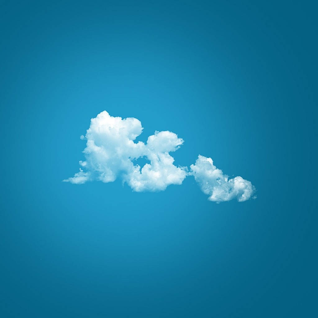 iPad Pro 12.9, clouds, fluffy white cloud, SD Desktop Wallpaper