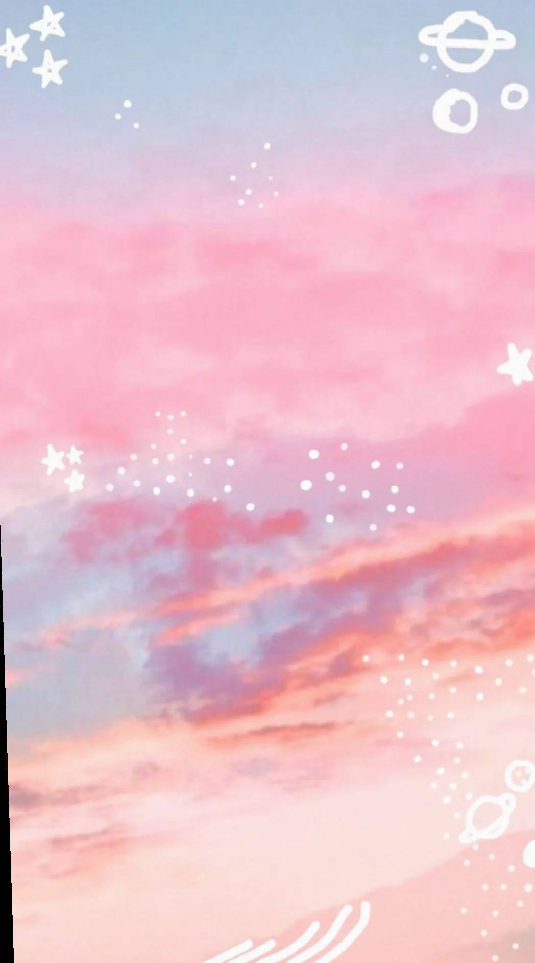 iPad Pro, cute aesthetic, pink sky, HD Phone Wallpaper