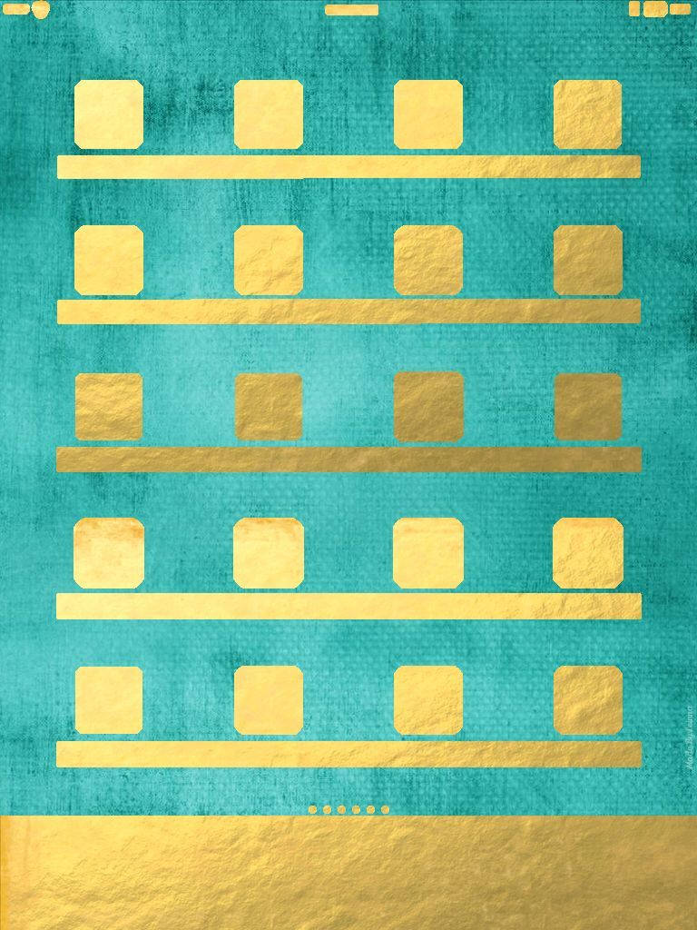 iPad Pro, gold squares, bars, SD Phone Wallpaper